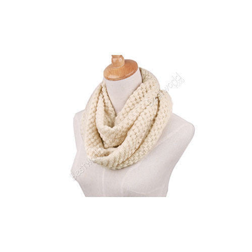 Fashion Women Winter Warm Knitted Neck Circle Wool Cowl Snood Long Scarf Shawl Autum Scarfs Women a2H-Dollar Bargains Online Shopping Australia