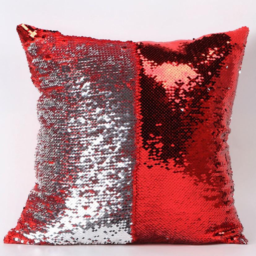 Qualified 2Cushion Cover 8 Kinds Double Color Glitter Sequins Throw Pillow Case Cafe Home Decor Cushion Covers dig6422-Dollar Bargains Online Shopping Australia