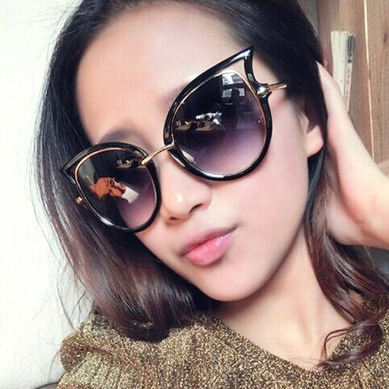 Fashion Glasses Women Trendy Eyewear Glasses Cat Eye Lens Eye Ladies Sexy Sunglasses Retro Women Point Sun-Dollar Bargains Online Shopping Australia