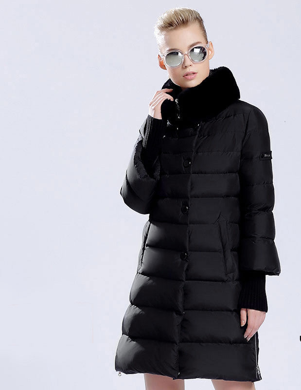 Winter duck down jacket women long coat parkas thickening Female Warm Clothes Rabbit fur collar High Quality-Dollar Bargains Online Shopping Australia