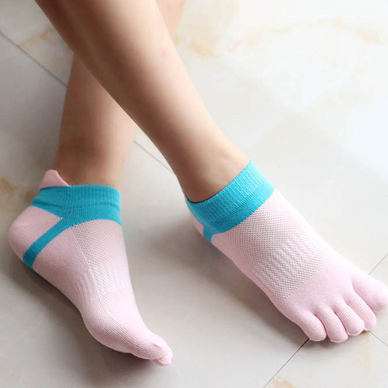 Summer Womens Socks Cotton Meias Five Finger Socks Casual Toe Socks Breathable Calcetines Ankle Socks 8 Colors-Dollar Bargains Online Shopping Australia