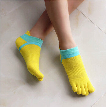 Summer Womens Socks Cotton Meias Five Finger Socks Casual Toe Socks Breathable Calcetines Ankle Socks 8 Colors-Dollar Bargains Online Shopping Australia