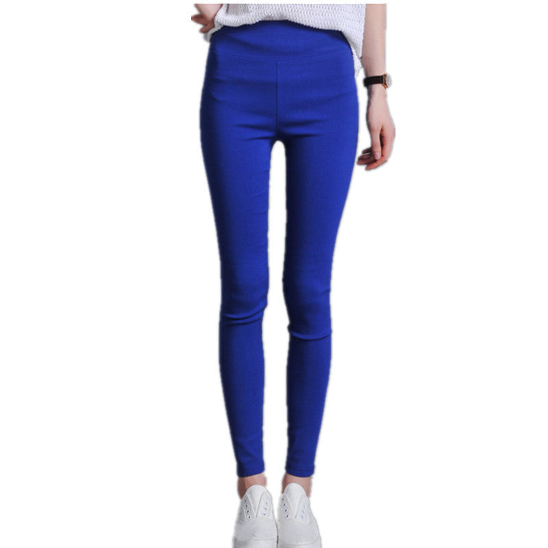 Online discount shop Australia - 7 Color New Fashion High Waist Sexy Women Leggings Plus Size S-3XL Candy Color Elastic Casual Slim Fitness Pencil Pants