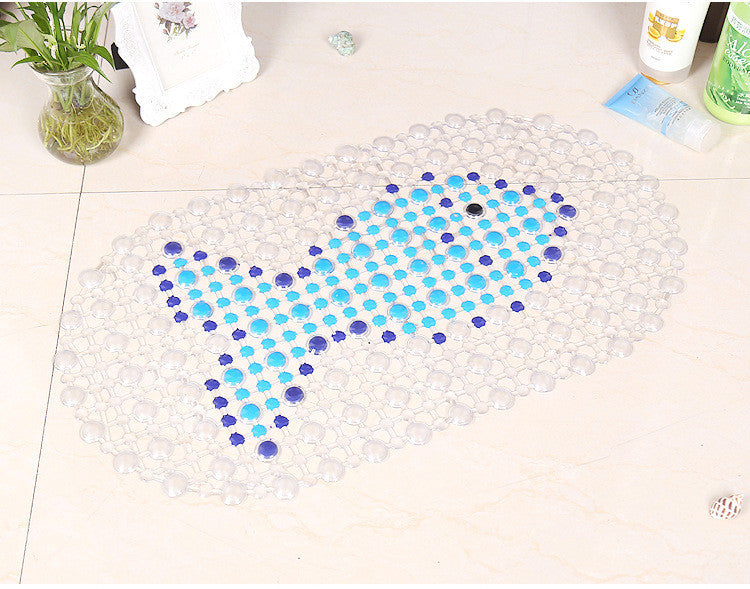 Cartoon Anti-Slip PVC Bath Mat With Suction Cups Seaworld Turtle Fish Carpet Used For Bathroom-Dollar Bargains Online Shopping Australia