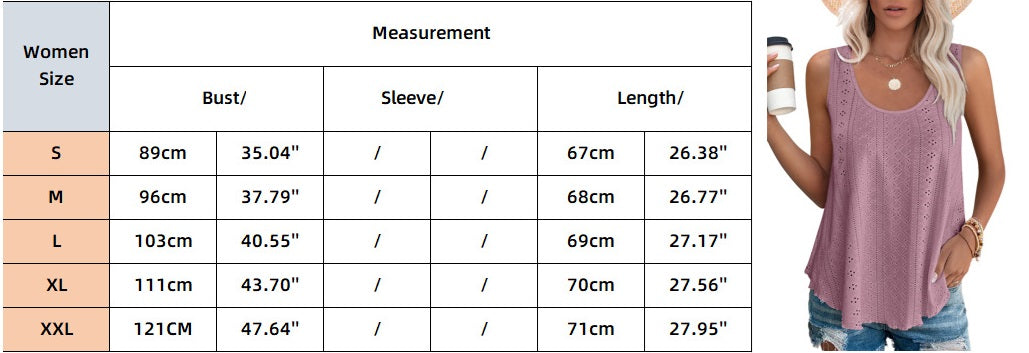 Womens Tank Tops U Neck Casual Vest Dolphin Hem Casual Flowy Summer Sleeveless Tunic Tshirts-Dollar Bargains Online Shopping Australia