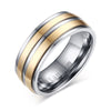 8mm Black Men Ring 100% Titanium Carbide Men's Jewelry Wedding Bands Classic Boyfriend Gift - CelebritystyleFashion.com.au online clothing shop australia