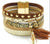 leather bracelet 6 color bracelets winter charm bracelets Bohemian bracelets&bangles for women Christmas gift B1627 - CelebritystyleFashion.com.au online clothing shop australia