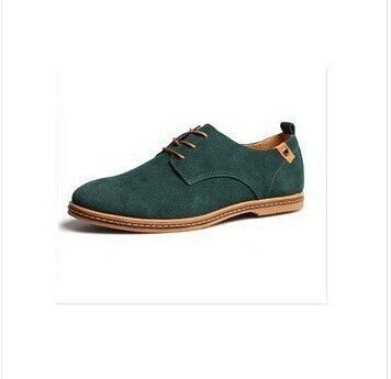 Green leather hot sale shoes mens