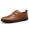 New Fashion Genuine Leather Men Shoes Original Brand Summer Flats Casual Breathable Oxfords Shoes For Men - CelebritystyleFashion.com.au online clothing shop australia