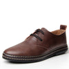 New Fashion Genuine Leather Men Shoes Original Brand Summer Flats Casual Breathable Oxfords Shoes For Men - CelebritystyleFashion.com.au online clothing shop australia