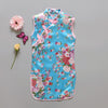 Fashion Chinese Style Flower Birds Cotton Children's Cloth Kids Qipao Dress Sleeveless Summer Girl's Dress - CelebritystyleFashion.com.au online clothing shop australia