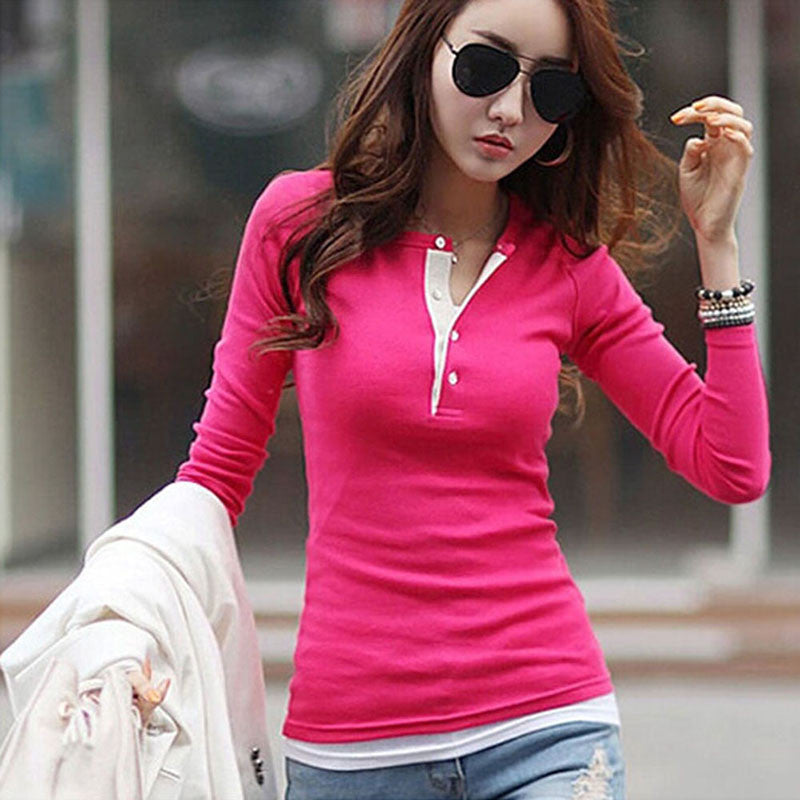 Women Cotton Sweaters Casual Slim Tops Blouse Sweater Outfit Jumper Pullover - CelebritystyleFashion.com.au online clothing shop australia