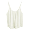 Summer New Women Strap Tank Tops Sleeveless White Chiffon Casual T-shirt Vest Crop Tops - CelebritystyleFashion.com.au online clothing shop australia