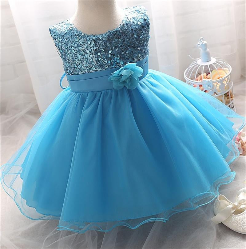 Blue colour dress hotsell for baby girl