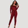 6 Color New Rompers Womens Jumpsuit Sexy Off Shoulder Long Sleeve Autumn Elegant Bodycon Bodysuit Bandage Jumpsuits - CelebritystyleFashion.com.au online clothing shop australia