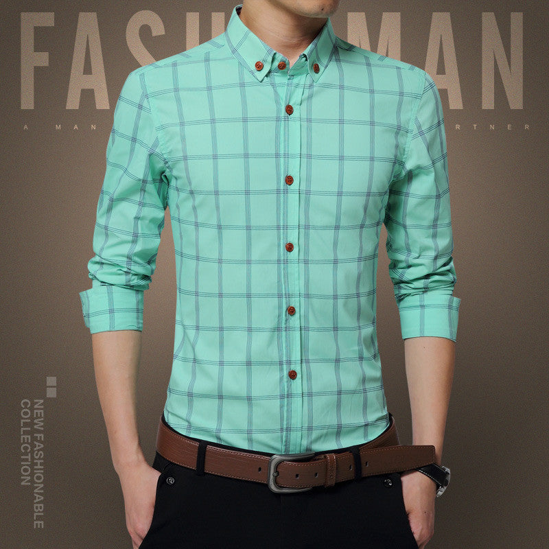 Green hot sale dress shirts