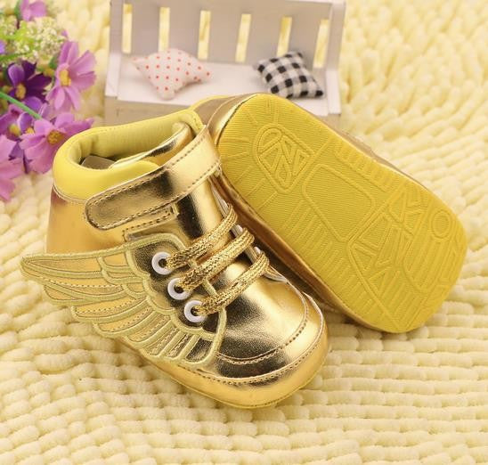 Gold baby deals booties