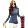 Women Winter Fashion Slim Sweater Top Solid Color Turtleneck Long Sleeve Bottoming Knitted Pullovers Sweater Jumper Shirt - CelebritystyleFashion.com.au online clothing shop australia