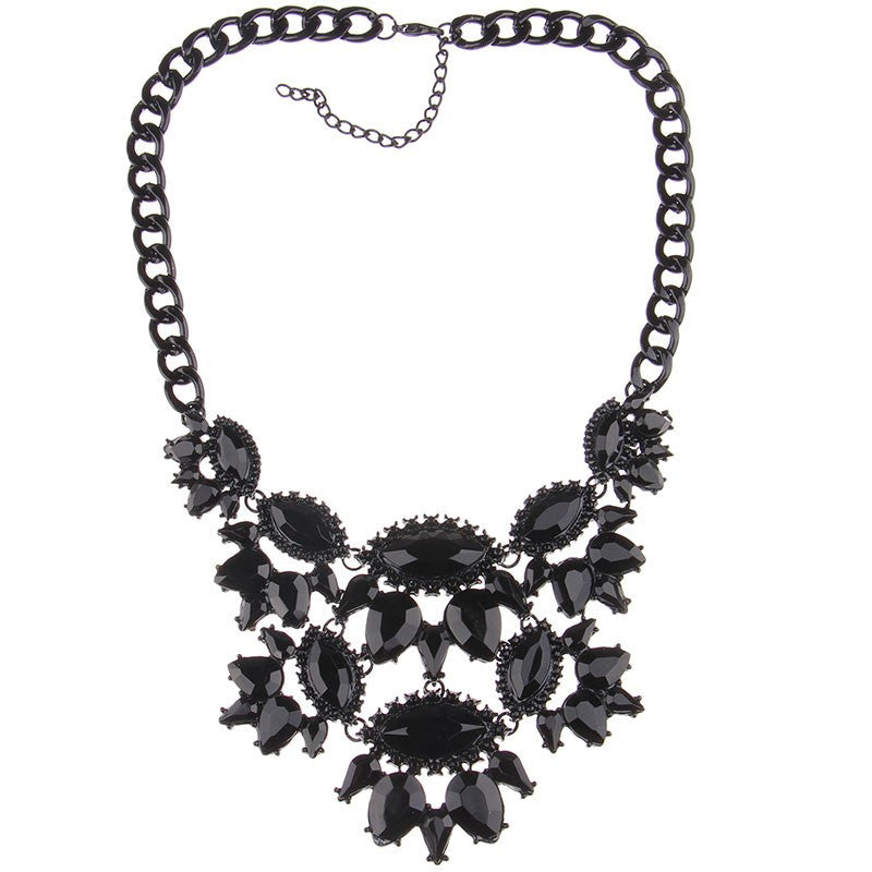 Fashion Women Gun Black Statement Necklaces Pendant Collier Female Collar Choker Maxi Boho Vintage Jewelry Chunky Necklace - CelebritystyleFashion.com.au online clothing shop australia