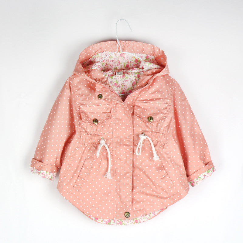 Baby girl windbreaker on sale jacket