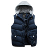 Winter Hooded Vest Thick Warm Men Jacket Sleeveless Waistcoat Street Hoodie Style Male Plus Size 3XL Coat 661 - CelebritystyleFashion.com.au online clothing shop australia