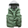 Winter Hooded Vest Thick Warm Men Jacket Sleeveless Waistcoat Street Hoodie Style Male Plus Size 3XL Coat 661 - CelebritystyleFashion.com.au online clothing shop australia