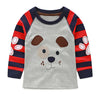 1-8 years Boys T-shirt Kids Tees Baby Boy brand t shirts Children tees Long Sleeve 100% Cotton cardigan sweater jacket shirts - CelebritystyleFashion.com.au online clothing shop australia