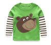 1-8 years Boys T-shirt Kids Tees Baby Boy brand t shirts Children tees Long Sleeve 100% Cotton cardigan sweater jacket shirts - CelebritystyleFashion.com.au online clothing shop australia