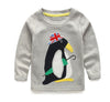 1-8 years Boys T-shirt Kids Tees Baby Boy brand t shirts Children tees Long Sleeve 100% Cotton cardigan sweater jacket shirts - CelebritystyleFashion.com.au online clothing shop australia