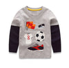 1-8 years Boys T-shirt Kids Tees Baby Boy brand t shirts Children tees Long Sleeve 100% Cotton cardigan sweater jacket shirts - CelebritystyleFashion.com.au online clothing shop australia