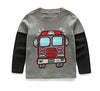 1-8 years Boys T-shirt Kids Tees Baby Boy brand t shirts Children tees Long Sleeve 100% Cotton cardigan sweater jacket shirts - CelebritystyleFashion.com.au online clothing shop australia