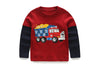 Clearance Boys T-shirt Kids Tees Baby Boy tshirts Children tees Long Sleeve 100% Cotton Cars Fireman Top Quality Free Shipping - CelebritystyleFashion.com.au online clothing shop australia