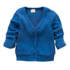 Child Boys Girls V-neck Cardigan Thick Cotton Jacket Coat Casual Comfortable - CelebritystyleFashion.com.au online clothing shop australia