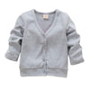 Child Boys Girls V-neck Cardigan Thick Cotton Jacket Coat Casual Comfortable - CelebritystyleFashion.com.au online clothing shop australia