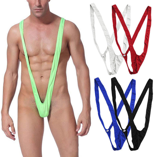 Popular Best Men Sexy Borat Mankini Costume Swimsuit Swimwear Thong 22