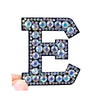 patches rhinestone parches English alphabet letter applique 3D iron on patches for clothing badge paste clothes patch