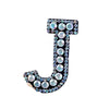 patches rhinestone parches English alphabet letter applique 3D iron on patches for clothing badge paste clothes patch