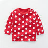 Baby Children's Clothing Cotton Long-sleeved T-shirt Korean Version Cute Tops Tee Underwear Soft Casual Bottoming Shirt