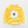 Baby Children's Clothing Cotton Long-sleeved T-shirt Korean Version Cute Tops Tee Underwear Soft Casual Bottoming Shirt