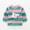 Baby Children's Clothing Cotton Long-sleeved T-shirt Korean Version Cute Tops Tee Underwear Soft Casual Bottoming Shirt