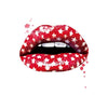 Leopard Print Lips Patches For Clothes Heat Transfer Thermal Stickers DIY Washable T-Shirts Iron On Transfer  Girls Lips Patches