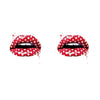 Leopard Print Lips Patches For Clothes Heat Transfer Thermal Stickers DIY Washable T-Shirts Iron On Transfer  Girls Lips Patches