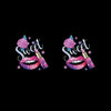 Leopard Print Lips Patches For Clothes Heat Transfer Thermal Stickers DIY Washable T-Shirts Iron On Transfer  Girls Lips Patches