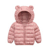 Cute Baby Girls Jacket Kids Boys Light Down Coats With Ear Hoodie Spring Girl Clothes Infant Children's Clothing For Boys Coat