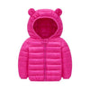 Cute Baby Girls Jacket Kids Boys Light Down Coats With Ear Hoodie Spring Girl Clothes Infant Children's Clothing For Boys Coat