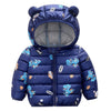 Cute Baby Girls Jacket Kids Boys Light Down Coats With Ear Hoodie Spring Girl Clothes Infant Children's Clothing For Boys Coat