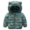 Cute Baby Girls Jacket Kids Boys Light Down Coats With Ear Hoodie Spring Girl Clothes Infant Children's Clothing For Boys Coat