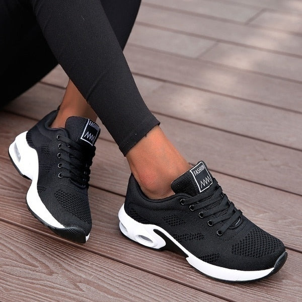 Women Running Shoes Breathable Casual Shoes Outdoor Light Weight Sports Shoes Casual Walking Sneakers