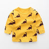 Baby Children's Clothing Cotton Long-sleeved T-shirt Korean Version Cute Tops Tee Underwear Soft Casual Bottoming Shirt