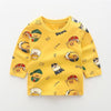 Baby Children's Clothing Cotton Long-sleeved T-shirt Korean Version Cute Tops Tee Underwear Soft Casual Bottoming Shirt